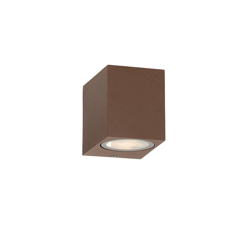 GU10 WALL LUMINAIRE 230V AC RUSTY IP65 MAX.35W LG2203GU10R