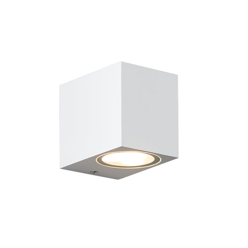 GU10 WALL LUMINAIRE 230V AC MATT WHITE IP65 MAX.35W LG2203GU10W