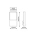 LED SMD WALL LUMINAIRE 4W 240LM 120° 230V AC 3.000K DARK GREY CRI80 IP54 30.000HRS LG2361G