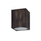GU10 SQUARE CEILING LUMINAIRE 230V AC GOLDEN BLACK IP65 GU10 MAX.35W LG2401GU10GB
