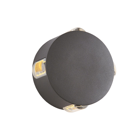 LED HP WALL LUMINAIRE 5W 170LM 15° 230V AC 3.000K DARK GREY CRI80 IP54 30.000HRS LG2621G