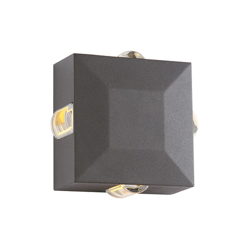 LED HP WALL LUMINAIRE 5W 170LM 15° 230V AC 3.000K DARK GREY CRI80 IP54 30.000HRS LG2622G