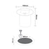 LED ROUND COB INGROUND SPOT LUMINAIRE 7W 450LM 3000K 45° 230V AC IP67 RA80 30000hrs LG2641