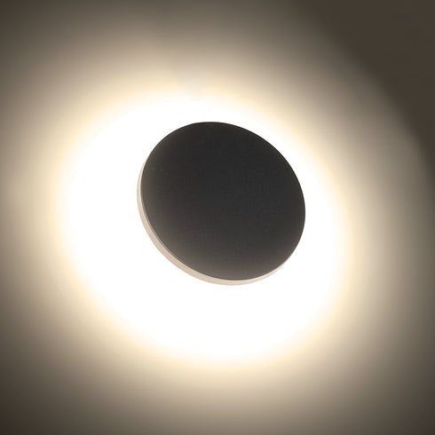 LED SMD WALL LUMINAIRE 8W 450LM 110° 230V AC 3.000K DARK GREY CRI80 IP54 30.000HRS LG2801G