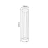 LED COB POST LUMINAIRE 9W 200LM 79° 230V AC 3.000K DARK GREY CRI80 IP54 30.000HRS LG3271G-550