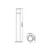 LED SMD POST LUMINAIRE 7W 410LM 340° 230V AC 3.000K DARK GREY CRI80 IP54 30.000HRS LG3702G-500