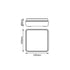 LED SMD WALL LUMINAIRE 12W 650LM 110° 230V AC 3.000K DARK GREY CRI80 IP54 30.000HRS LG5031