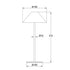 ^LED SMD TABLE BATTERY LUMINAIRE 3W 140LM 3.000K MATT WHITE 270° CRI80 IP54