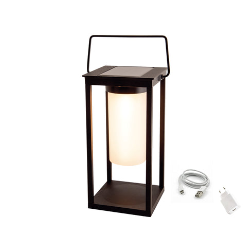 LED SMD TABLE SOLAR BATTERY LUMINAIRE 3W 150LM 180° 3.000K DARK GREY CRI80 IP54 LG630GSOL