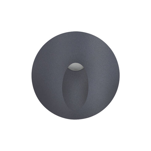 ^LED HP WALL RECESSED LUMINAIRE 3W 58LM 230VAC 4.000K DARK GREY CRI80 IP65 30.000HRS(INSTAL BOX INC)