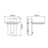 LED SMD WALL LUMINAIRE 13W 780LM 145° 230V AC 3.000K DARK GREY CRI80 IP65 30.000HRS LG8205G
