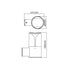 E27 WALL LUMINAIRE 230V AC DARK GREY IP54 MAX.23W LG8304G