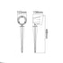 LED COB SPOT LUMINAIRE & SPIKE 19W 1400LM 40° 230V AC 3.000K DARK GREY CRI80 IP65 30.000HRS LG9202G