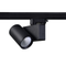 BLACK LED TRACK LUMINAIRE 20W 4000K 3-PHASE 38° 2100LM 230V AC Ra80 LISOR2040B4