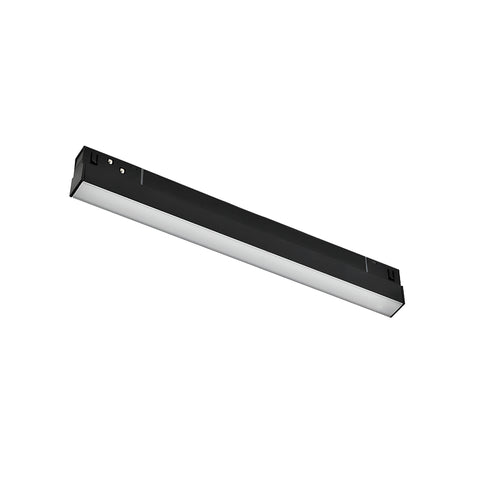 ΜΑΥΡΟ ΜΑΤ ΜΑΓΝΗΤΙΚΟ ΓΡΑΜΜΙΚΟ ΦΩΤΙΣΤΙΚΟ 48V DC 10W 3000K 800LM 110° OSRAM RA90 L300MM LUCCA1030B