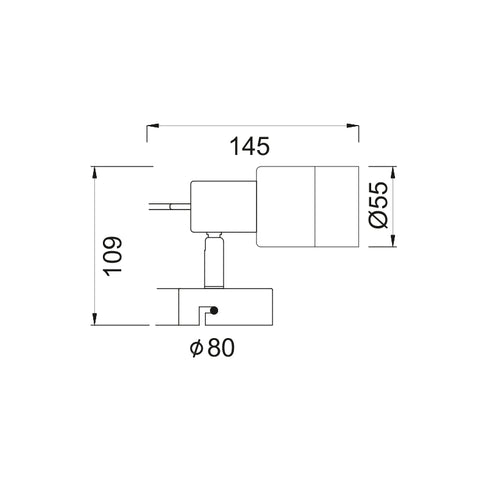 ΣΠΟΤ Ι ΝΙΚΕΛ ΜΕ ΔΙΑΦΑΝΟ ΓΥΑΛΙ 1 Χ GU10 PLATINUM MC6561