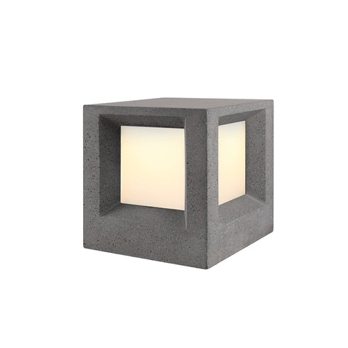 ΦΩΤΙΣΤΙΚΟ ΚΗΠΟΥ 200MM IP65 Ε27 Max.7W ΜΑΥΡΟ ΤΣΙΜΕΝΤΟ & PC ΚΑΛΥΜΜΑ MK041B-200