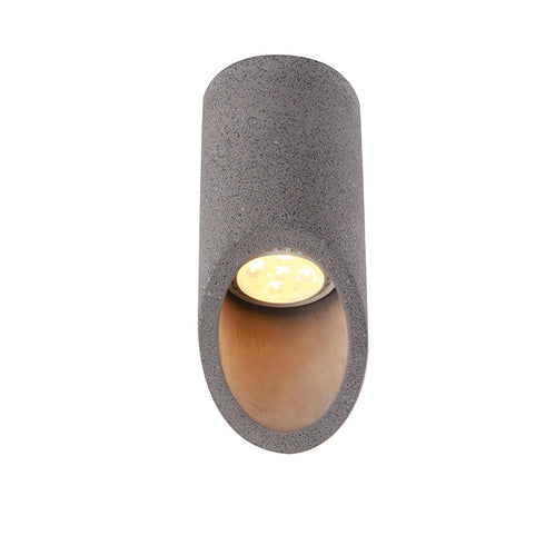 ΟΡΟΦΗΣ Φ/Σ 1ΧGU10 ΜΑΥΡΟ ΤΣΙΜΕΝΤΟ D7XH16CM FALTSO MK151S16B