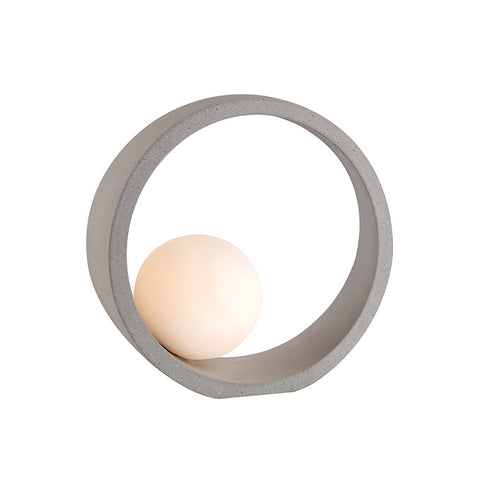 ΕΠΙΤΡΑΠΕΖΙΟ Φ/Σ 1ΧG9 ΦΥΣΙΚΟ ΤΣΙΜΕΝΤΟ+ΛΕΥΚΟ ΓΥΑΛΙ D24x10CM VENUS MK421T24G