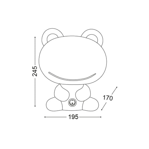 ΠΟΡΤΑΤΙΦ 1ΧΕ14 ΠΑΙΔΙΚΟ ΒΑΤΡΑΧΑΚΙ ΠΡΑΣΙΝΟ 20Χ17ΧΗ25CM FRIENDS MT120941G