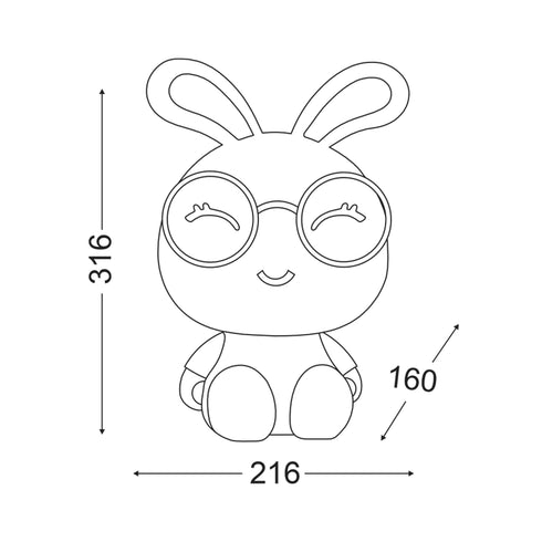 ΠΟΡΤΑΤΙΦ 1ΧΕ14 ΠΑΙΔΙΚΟ ΚΟΥΝΕΛΑΚΙ ΡΟΖ 22Χ16ΧΗ32CM FRIENDS MT150331P