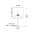 ΠΟΡΤΑΤΙΦ ΥΦΑΣΜΑ ΓΚΡΙ ΜΕ ΒΑΣΗ ΝΙΚΕΛ 1X40W E14 H28CM HARPY MT3000GN