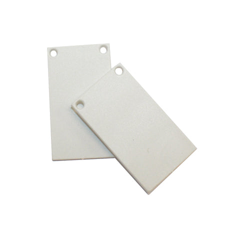 ΤΑΠΕΣ(ΣΕΤ 2 ΤΕΜ) ΜΕ ΒΙΔΕΣ ΓΙΑ ΜΑΓΝΗΤΙΚΗ ΡΑΓΑ TRIMLESS ΛΕΥΚΗ ΜΑΤ MTECW