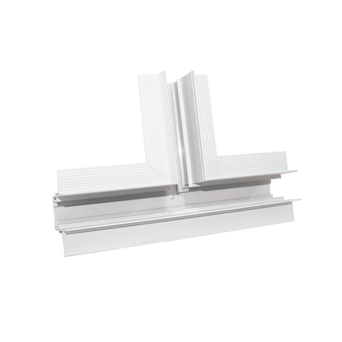 ΣΥΝΔΕΣΜΟΣ ''Τ'' ΓΙΑ ΜΑΓΝΗΤΙΚΗ ΡΑΓΑ TRIMLESS ΛΕΥΚΟΣ ΜΑΤ MTTW