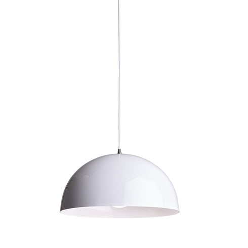 ΚΡΕΜΑΣΤΟ Φ/Σ 1XE27 ΜΕΤΑΛΛΙΚΟ ΛΕΥΚΟ Φ40cm MELINA OD5391MW