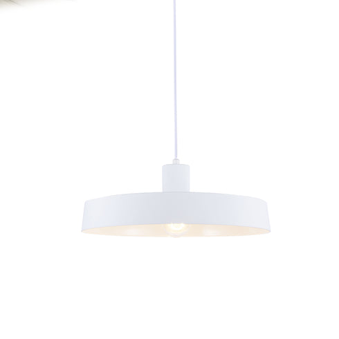 ΚΡΕΜΑΣΤΟ Φ/Σ 1ΧΕ27 ΜΕΤΑΛΛΙΚΟ ΛΕΥΚΟ Φ36ΧΗ120CM DOMENICA OD5392SWH