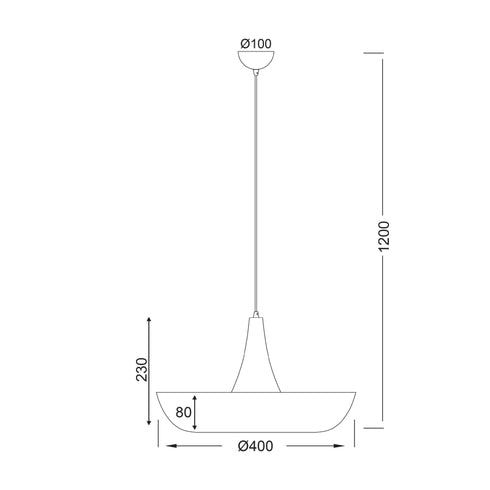 ΚΡΕΜΑΣΤΟ Φ/Σ 1ΧΕ27 ΜΕΤΑΛΛΙΚΟ ΜΑΥΡΟ Φ40ΧΗ120CM SOBRERO OD5435BK