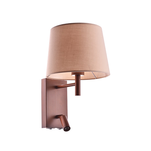 ΜΕΤΑΛ. ΑΠΛΙΚΑ 1XE27+3WLEDΚΕΦΑΛΗ ΑΠΟΧΡ.ΞΥΛΟ-ΚΑΠ. ΜΟΚΑ+ΔΙΑΚΟΠΤ NARKISSOS OD5617WDLED