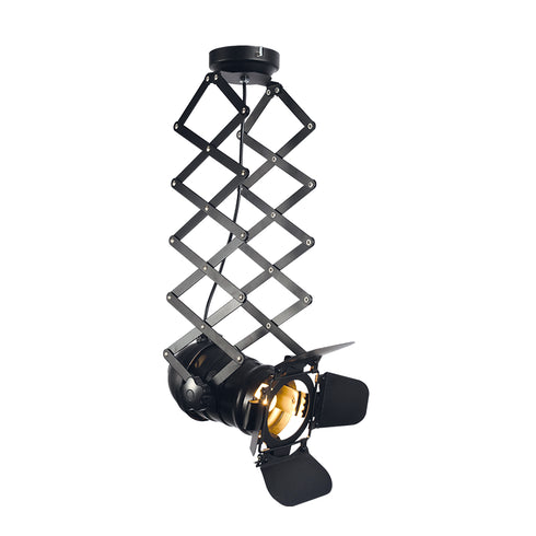 ΟΡΟΦΗΣ Φ/Σ 1ΧΕ27 ΜΕΤΑΛΛΙΚΟ ΜΑΥΡΟ 20Χ34Χ90CM ALMODOVAR OD91131CB