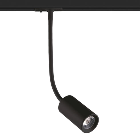 BLACK LED TRACK LIGHT 10W 3000K 2WIRES 24° 850LM 230V Ra80 OLIV1030B2
