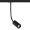BLACK LED TRACK LIGHT 10W 3000K 2WIRES 24° 850LM 230V Ra80 OLIV1030B2