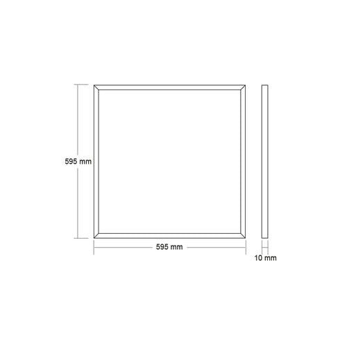 LED SLIMPANEL UGR<16 48W 595x595x10mm 3000K 3850Lm RA80 230V OXO4830
