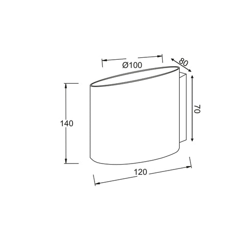 ΑΠΛΙΚΑ ΚΥΛΙΝΔΡΙΚΗ ΓΥΑΛΙ ΛΕΥΚΟ 1XG9 MOET OYD100451WH