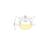 ESME ALUMINUM PROFILE P101 WITH SEMI-CLEAR 60o PC DIFFUSER 2m/pc P101