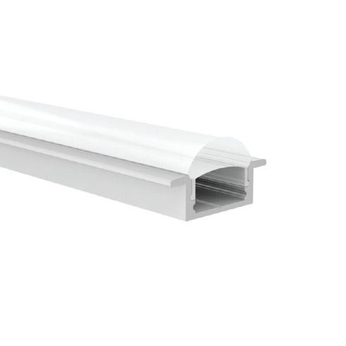 ESME ALUMINUM PROFILE P101 WITH SEMI-CLEAR 60o PC DIFFUSER 2m/pc P101