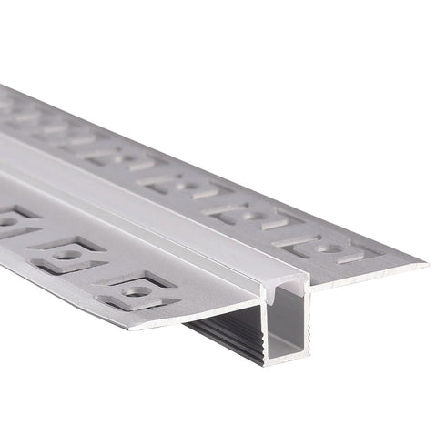 LATE ULTRA MINI TRIMLESS ALUMINUM PROFILE WITH OPAL PC COVER 2m/pc