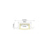 EDITH ALUMINUM WATERPROOF PROFILE P147 WITH OPAL PC DIFFUSER 2m/pc P147