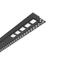 AISH BLACK ALUMINUM TRIMLESS PROFILE 2.5m/pc WITHOUT COVER P240T