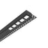 AISH BLACK ALUMINUM TRIMLESS PROFILE 2.5m/pc WITHOUT COVER P240T