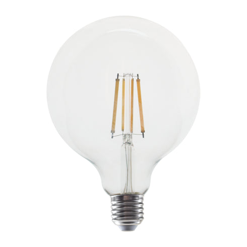 LED FILAMENT E27 G125 10W 4000K 230V AC 1260LM RA80