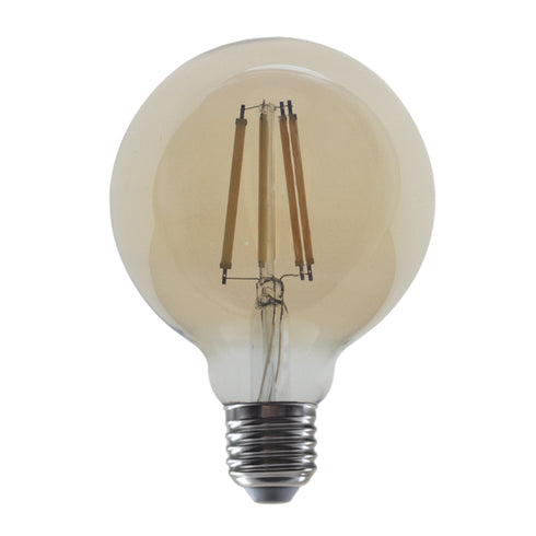 LED FILAMENT E27 STEP-DIM G95 AMBER 10W 2700K 230V AC 1260LM RA80