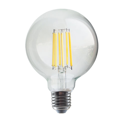 LED FILAMENT E27 G95 12W 4000K 230V AC 1600LM RA80
