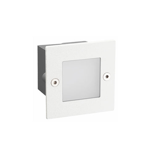 LED STEP LUMINAIRE 70X70 W 2W 3000K 90Lm 230V IP54 RA80 PAS230WS