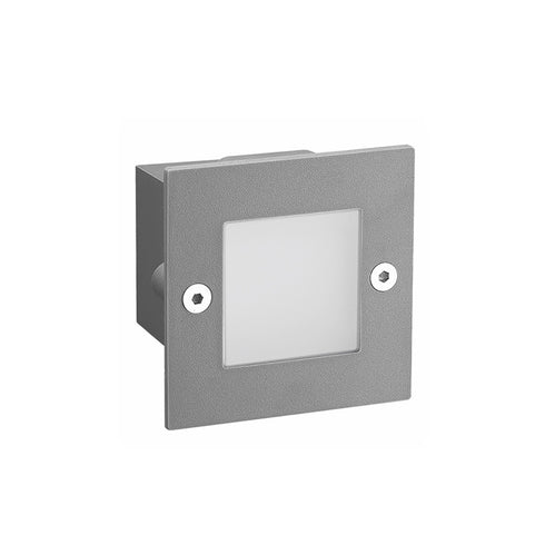 LED STEP LUMINAIRE 70X70 G 2W 6000K 100Lm 230V IP54 RA80 PAS260GS