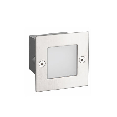 LED STEP LUMINAIRE 70X70 NM 2W 6000K 100Lm 230V IP54 RA80 PAS260NMS