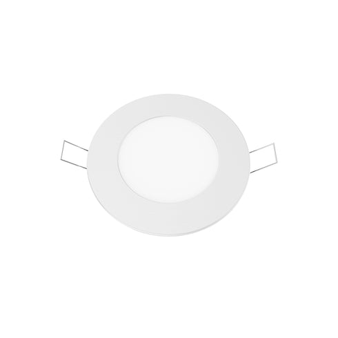 ΛΕΥΚΟ ΣΤΡΟΓΓΥΛΟ LED ΠΑΝΕΛ ΧΩΝΕΥΤΟ 6W 3000K 450Lm Φ119mm 230V AC Ra80 PENU630RW